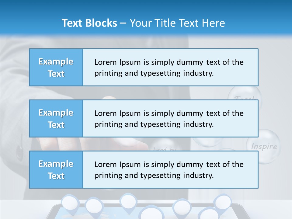 Innovation Symbol Network PowerPoint Template
