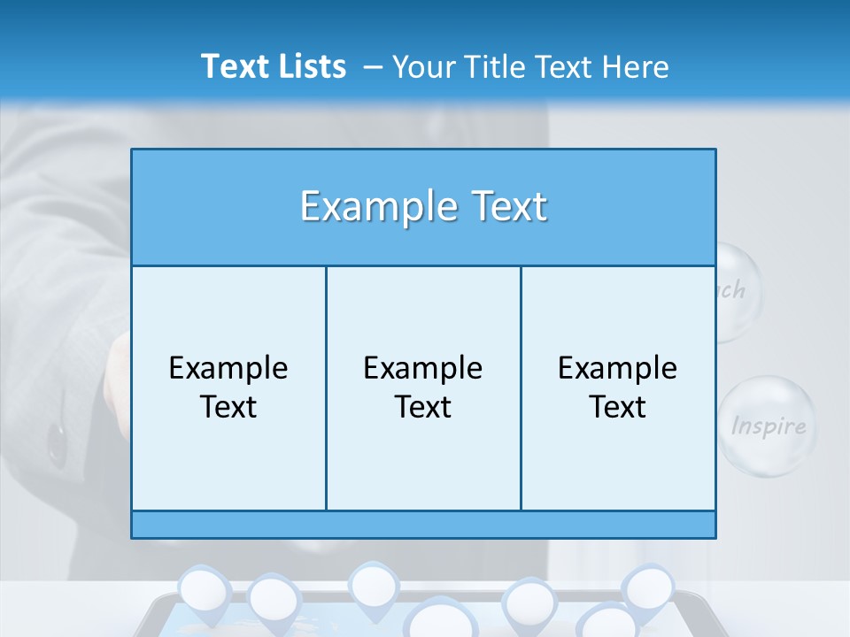 Innovation Symbol Network PowerPoint Template