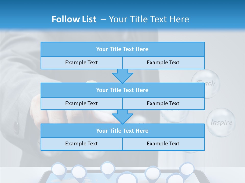 Innovation Symbol Network PowerPoint Template