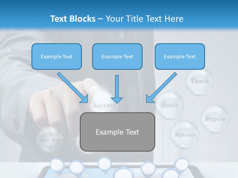 Innovation Symbol Network PowerPoint Template