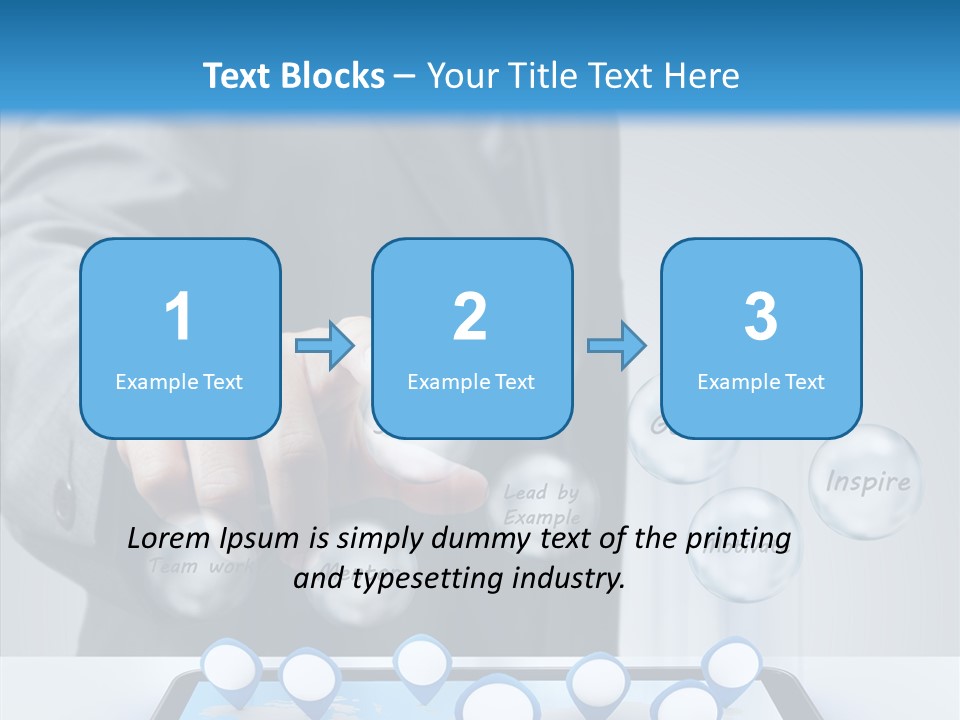 Innovation Symbol Network PowerPoint Template