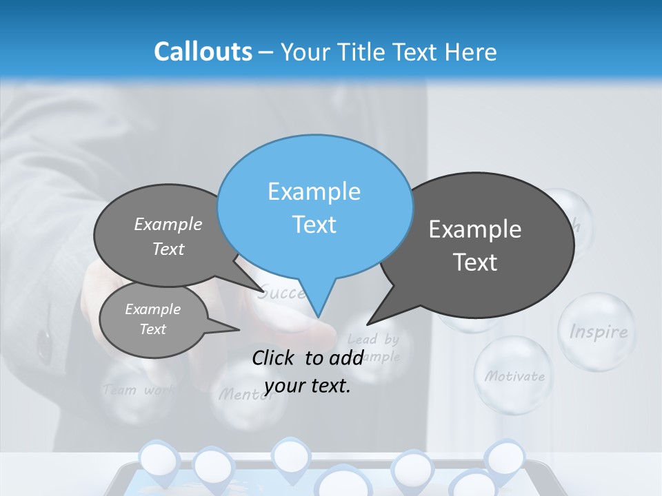 Innovation Symbol Network PowerPoint Template