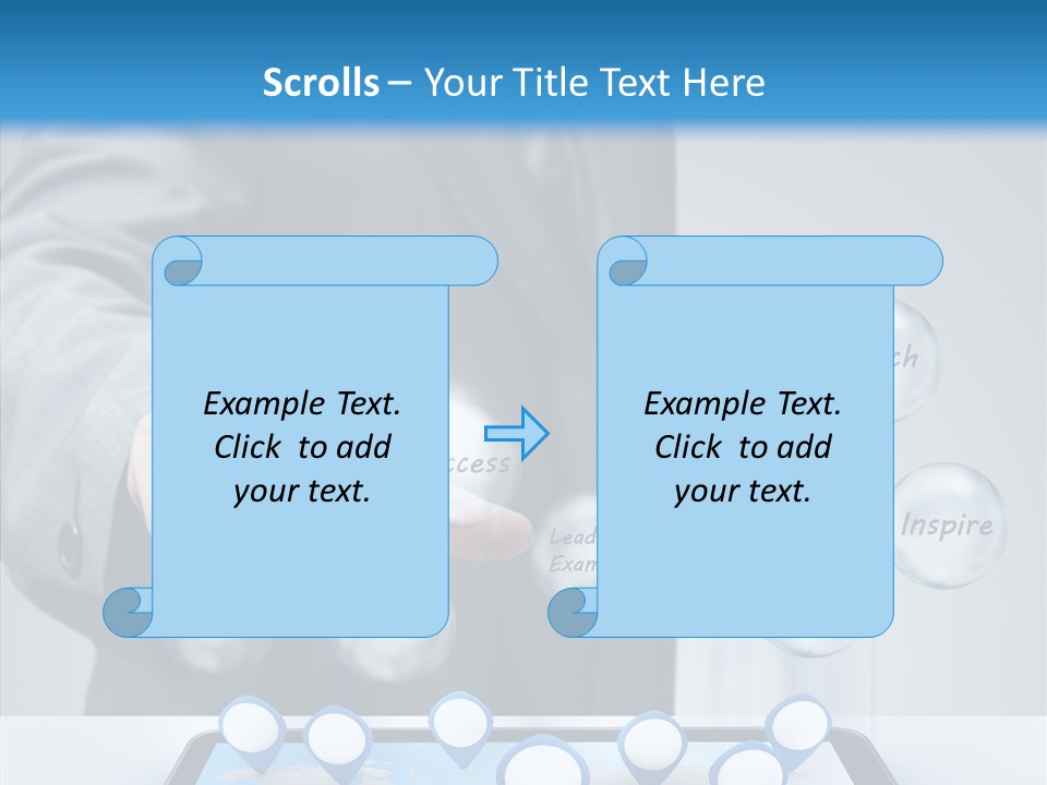 Innovation Symbol Network PowerPoint Template