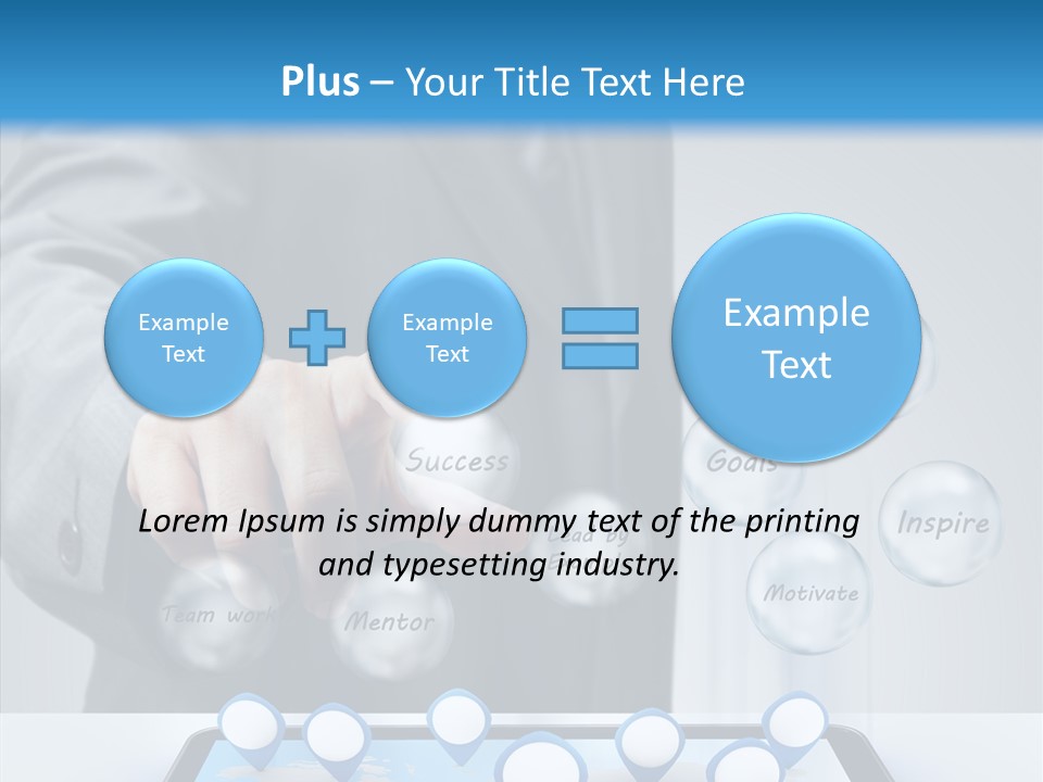 Innovation Symbol Network PowerPoint Template
