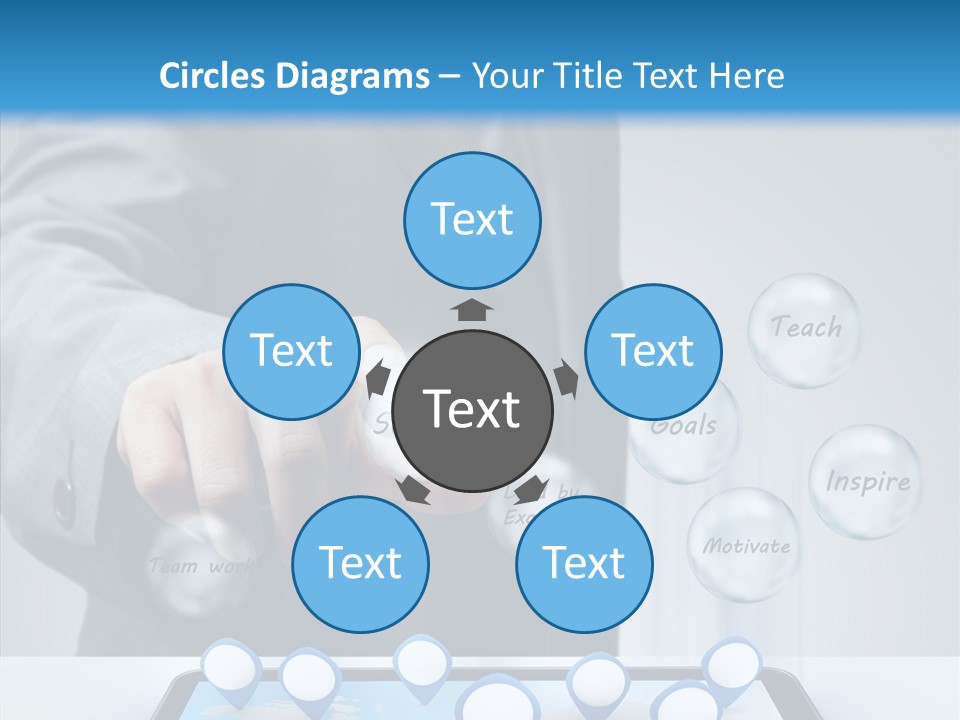 Innovation Symbol Network PowerPoint Template