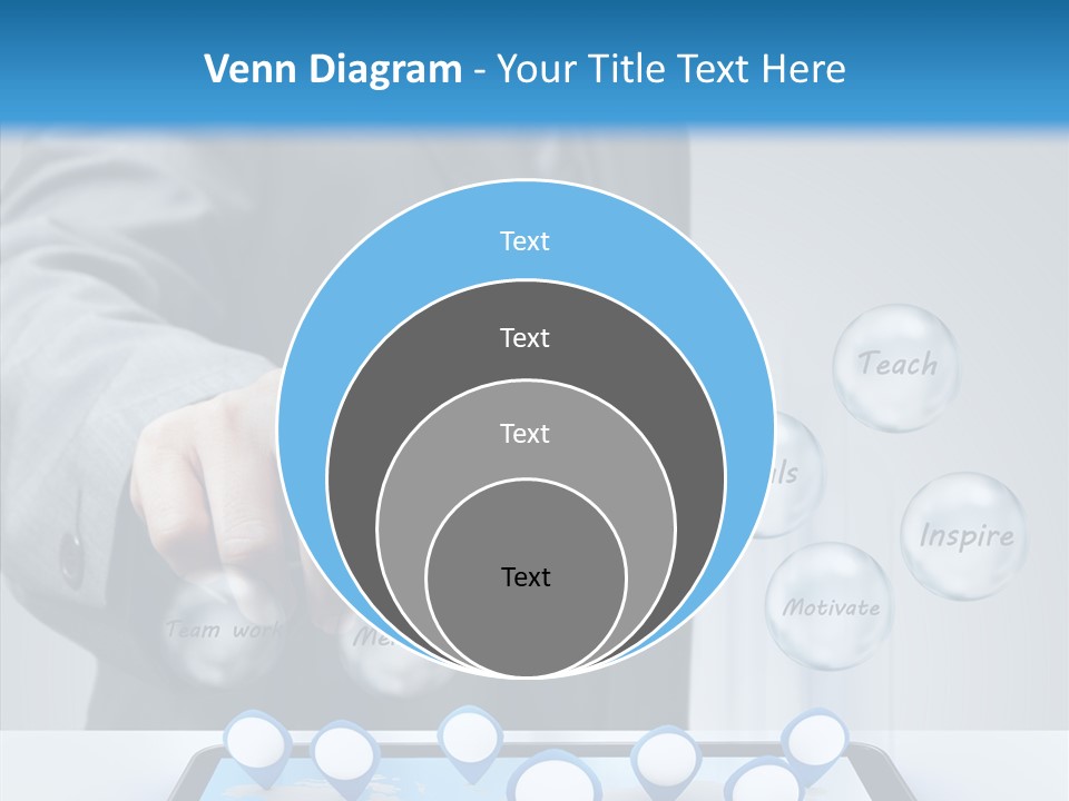 Innovation Symbol Network PowerPoint Template