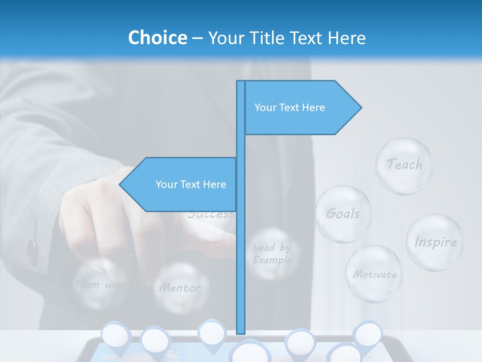 Innovation Symbol Network PowerPoint Template