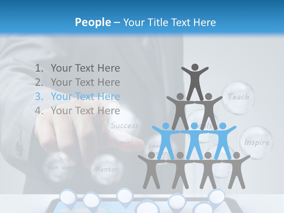 Innovation Symbol Network PowerPoint Template