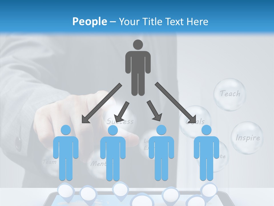 Innovation Symbol Network PowerPoint Template