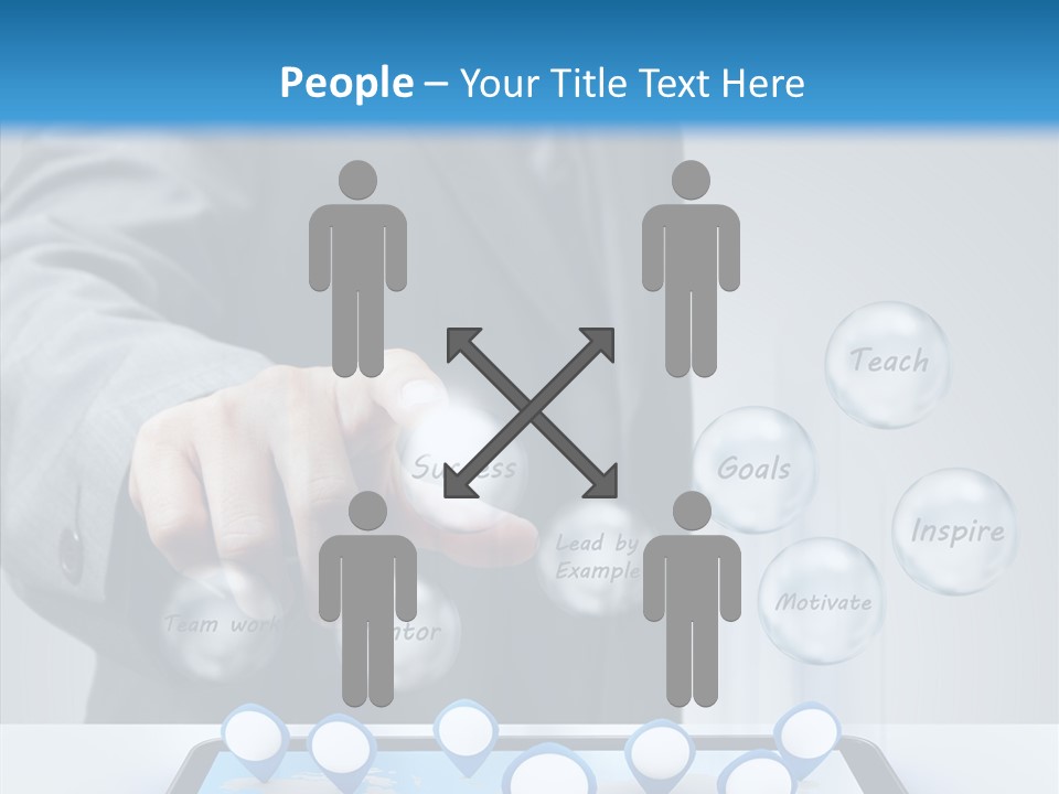Innovation Symbol Network PowerPoint Template