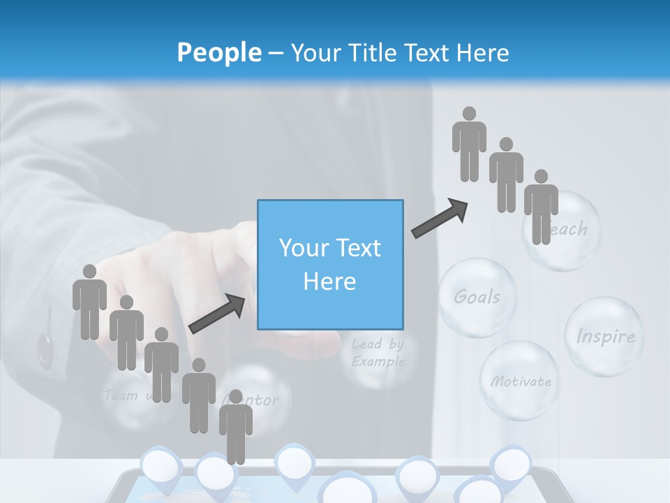 Innovation Symbol Network PowerPoint Template