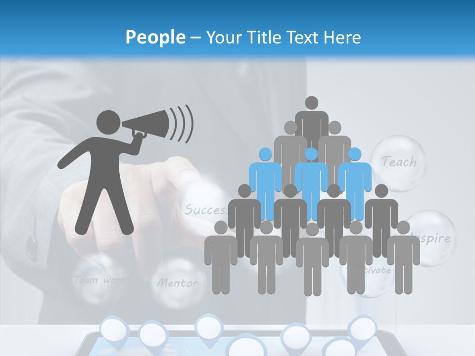 Innovation Symbol Network PowerPoint Template