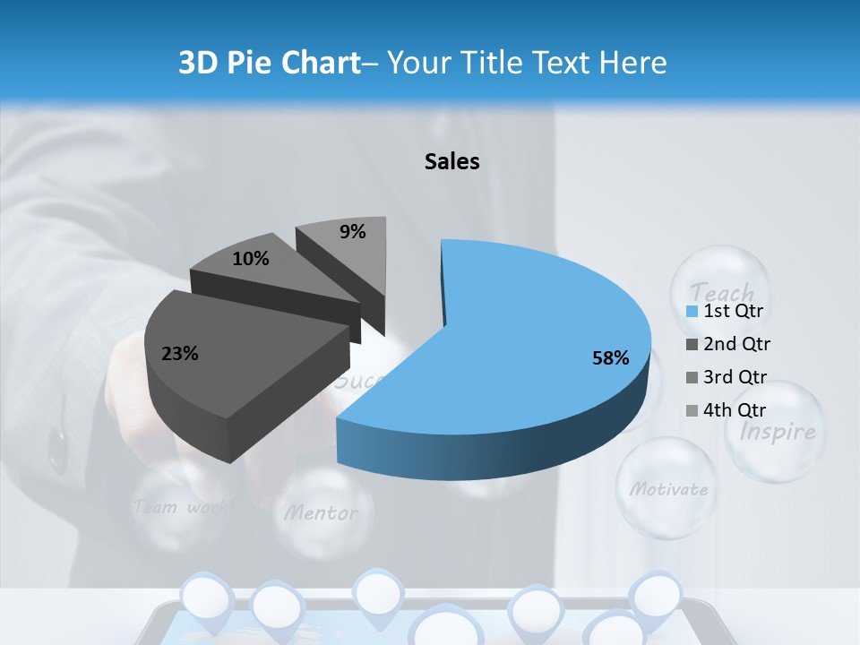 Innovation Symbol Network PowerPoint Template