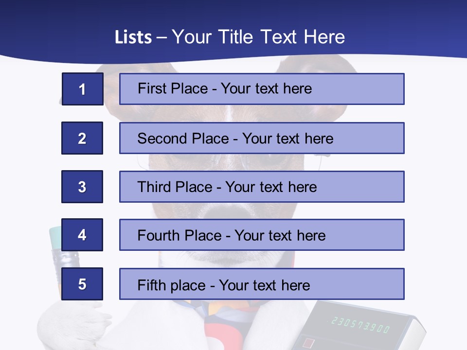Verwaltung Humor Number PowerPoint Template