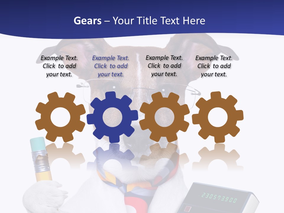 Verwaltung Humor Number PowerPoint Template