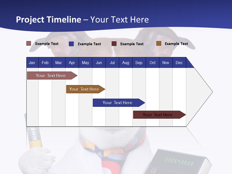 Verwaltung Humor Number PowerPoint Template