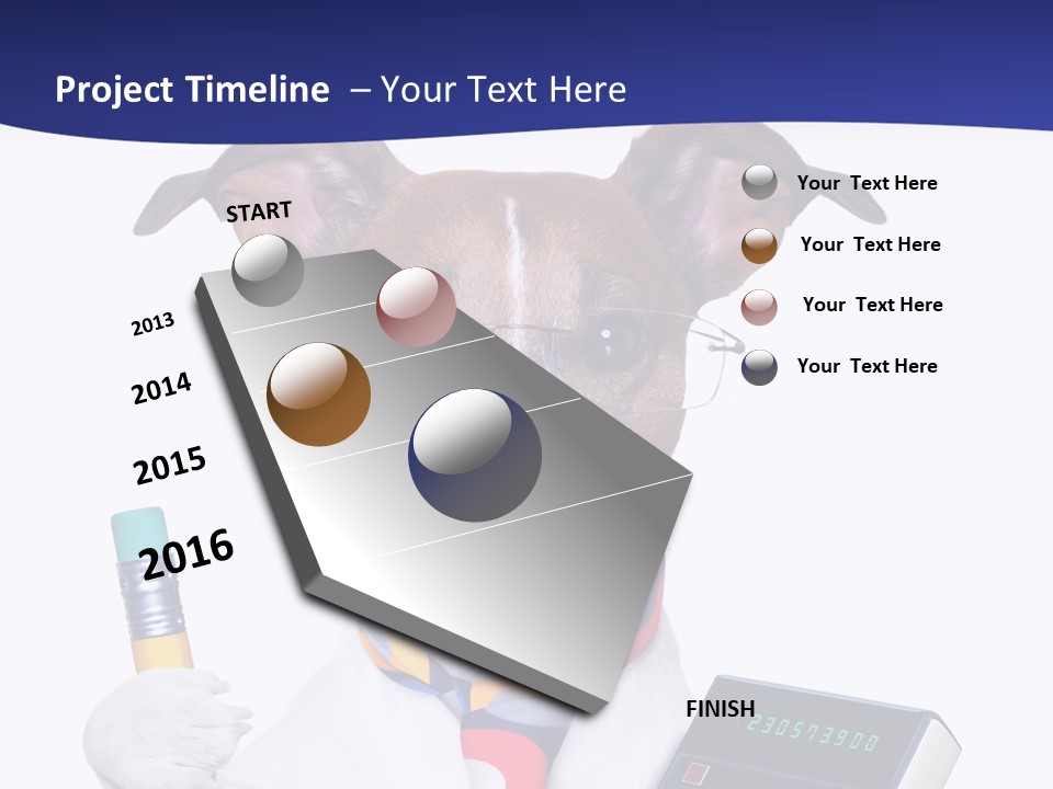 Verwaltung Humor Number PowerPoint Template