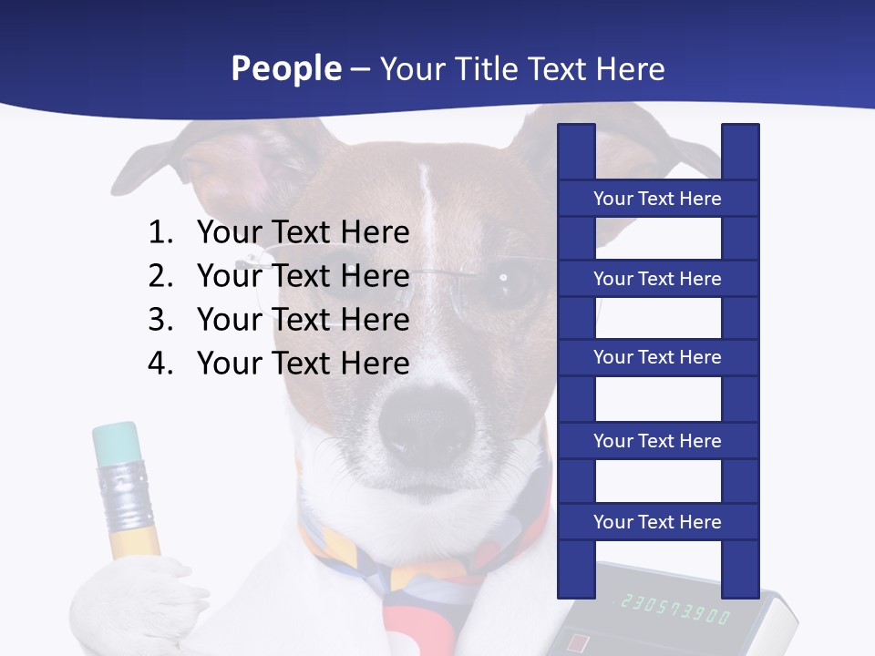 Verwaltung Humor Number PowerPoint Template