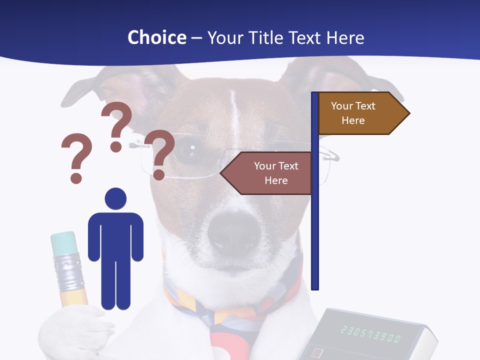 Verwaltung Humor Number PowerPoint Template