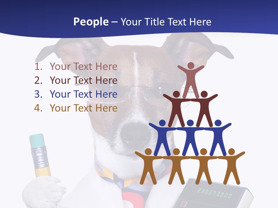 Verwaltung Humor Number PowerPoint Template