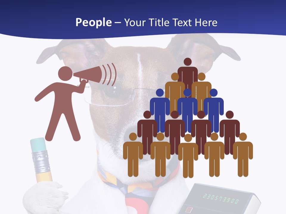 Verwaltung Humor Number PowerPoint Template