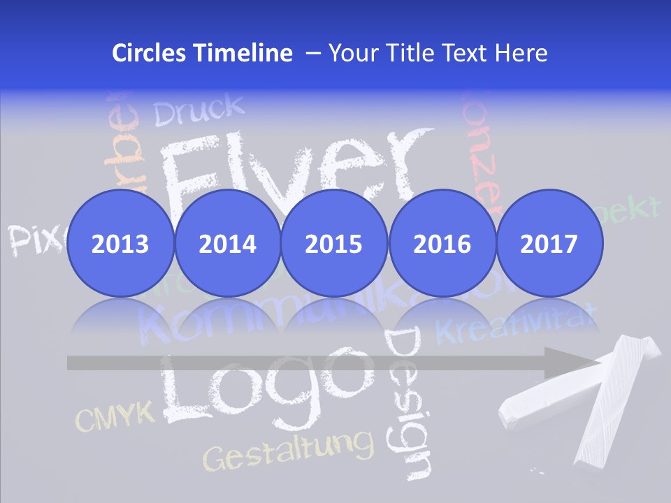 Gestaltung Design Wort PowerPoint Template