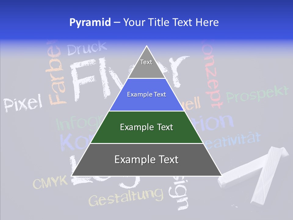 Gestaltung Design Wort PowerPoint Template
