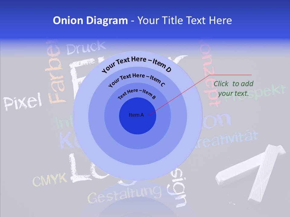 Gestaltung Design Wort PowerPoint Template