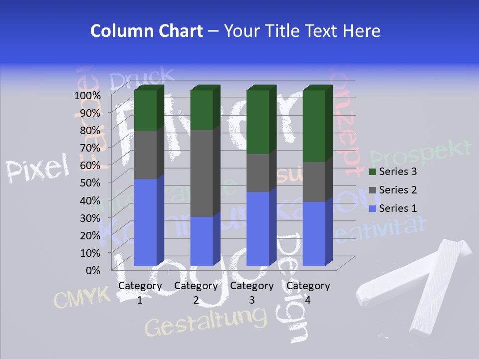Gestaltung Design Wort PowerPoint Template