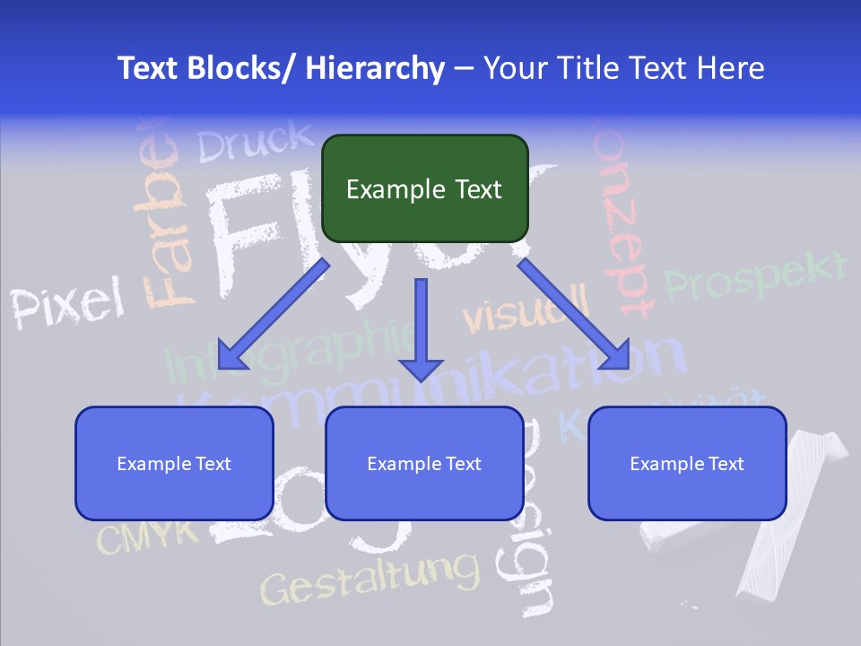Gestaltung Design Wort PowerPoint Template