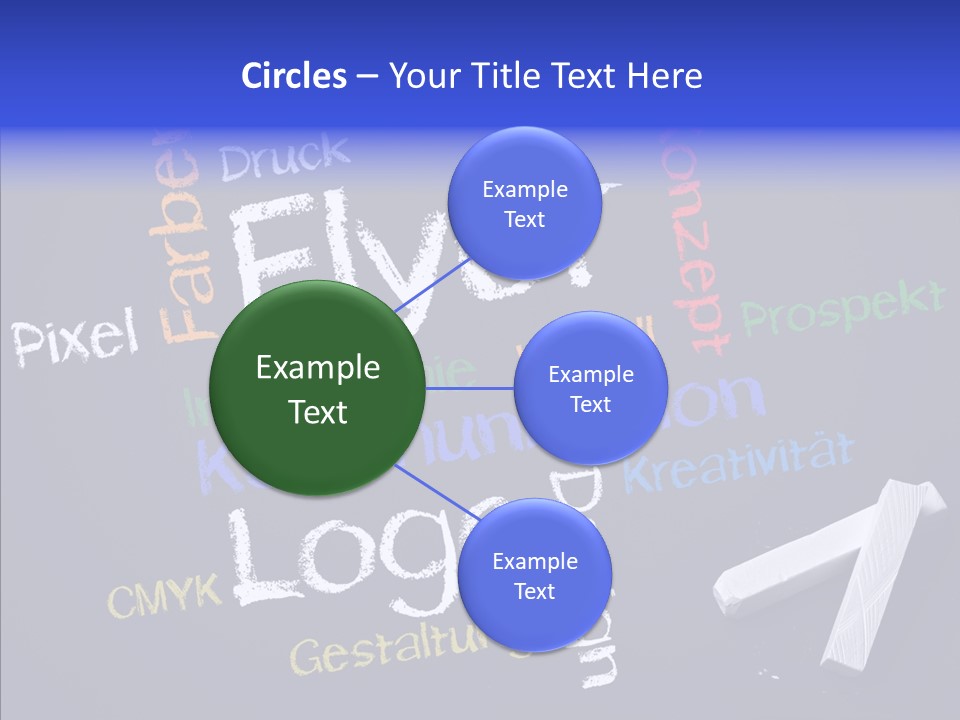 Gestaltung Design Wort PowerPoint Template