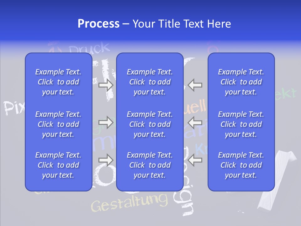 Gestaltung Design Wort PowerPoint Template