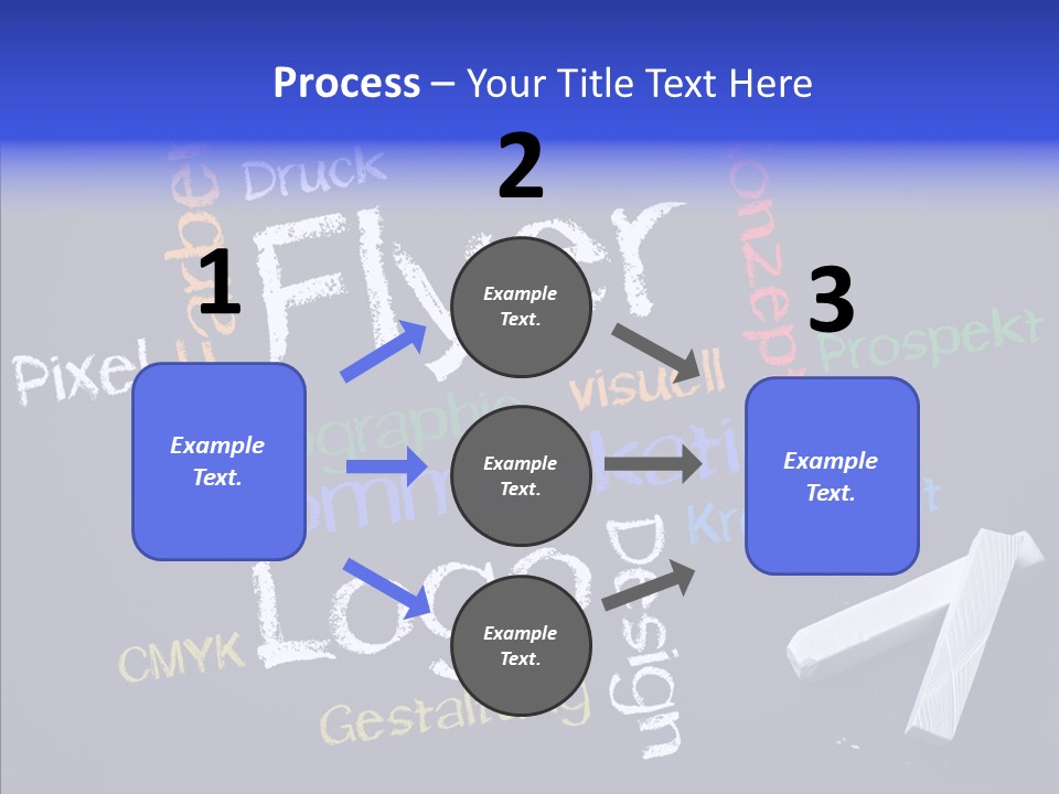 Gestaltung Design Wort PowerPoint Template
