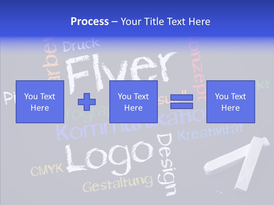 Gestaltung Design Wort PowerPoint Template