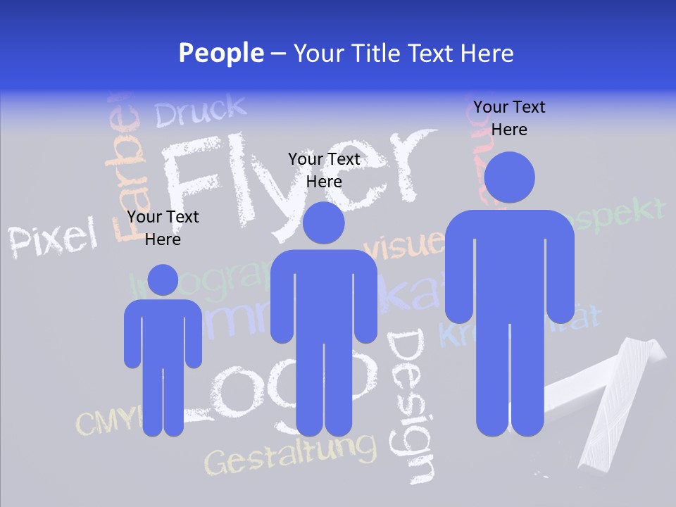 Gestaltung Design Wort PowerPoint Template