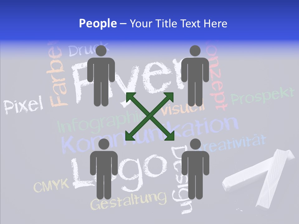 Gestaltung Design Wort PowerPoint Template