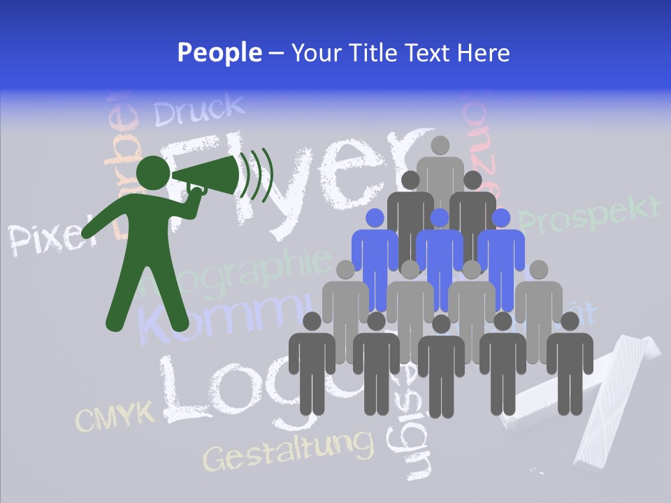 Gestaltung Design Wort PowerPoint Template