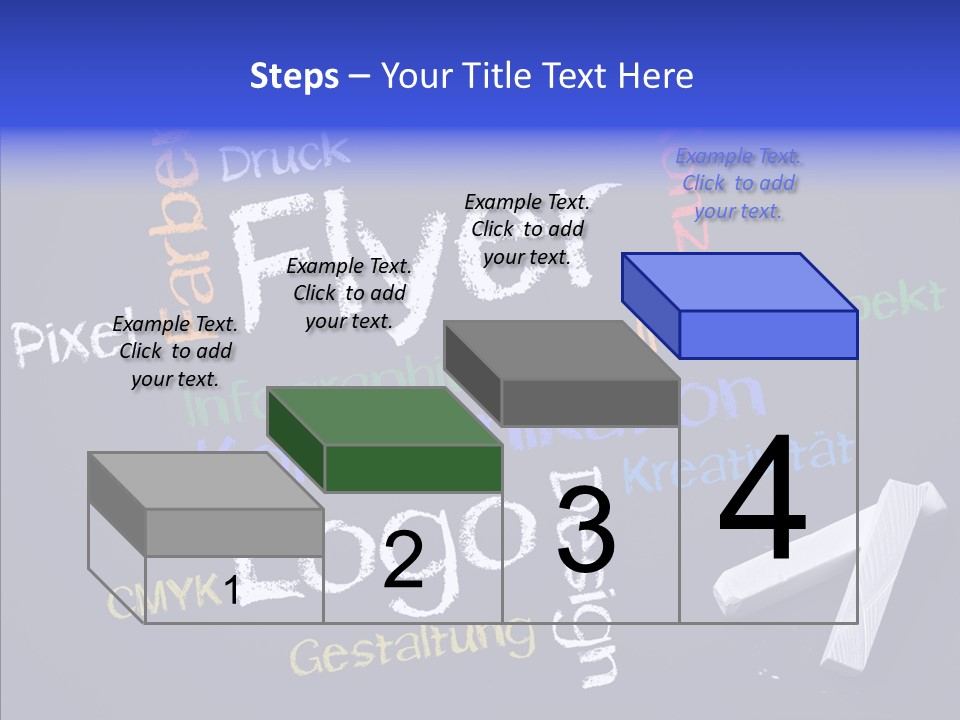 Gestaltung Design Wort PowerPoint Template