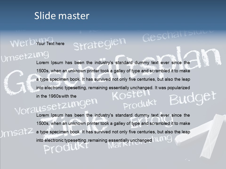 Firma Strategie Erfolg PowerPoint Template