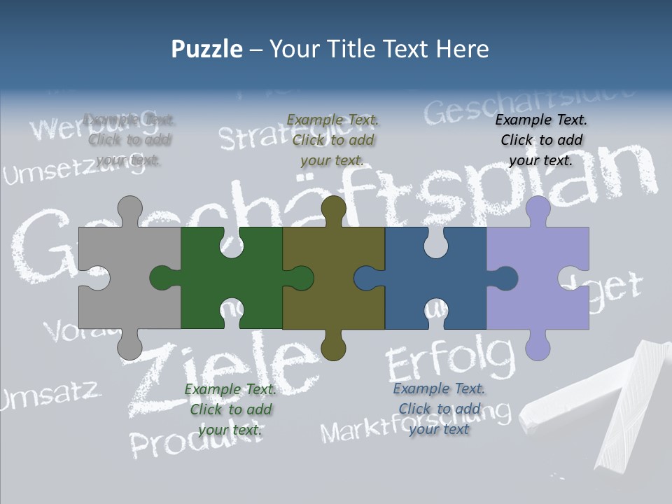 Firma Strategie Erfolg PowerPoint Template