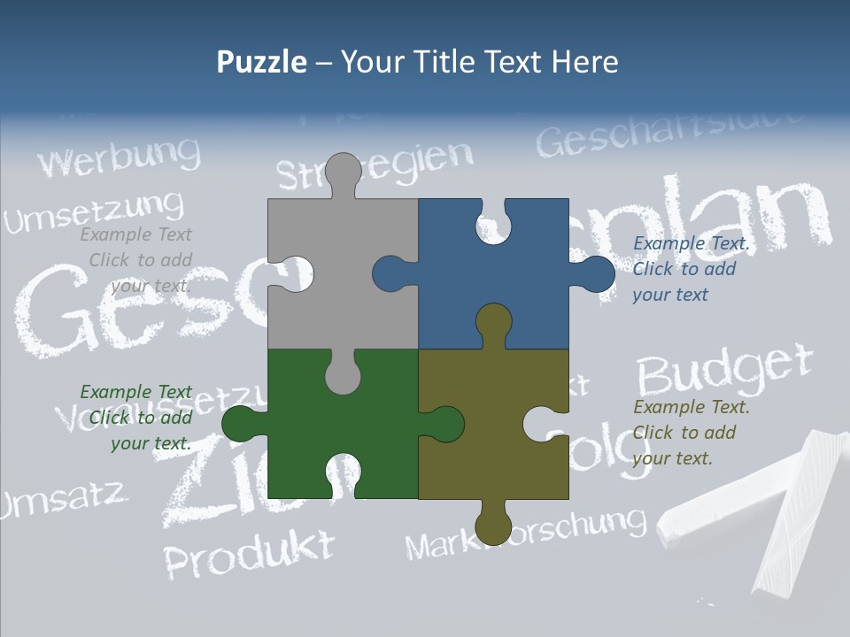 Firma Strategie Erfolg PowerPoint Template