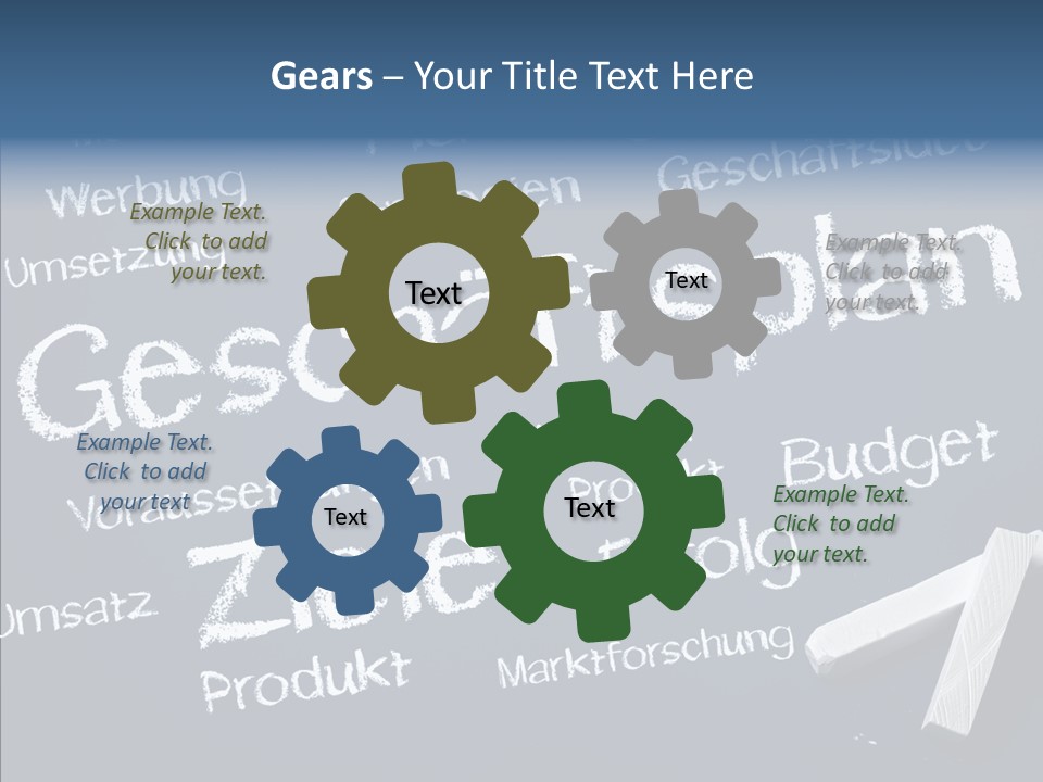 Firma Strategie Erfolg PowerPoint Template