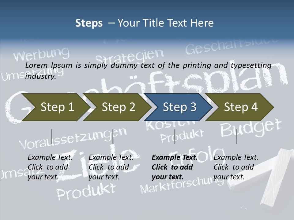 Firma Strategie Erfolg PowerPoint Template