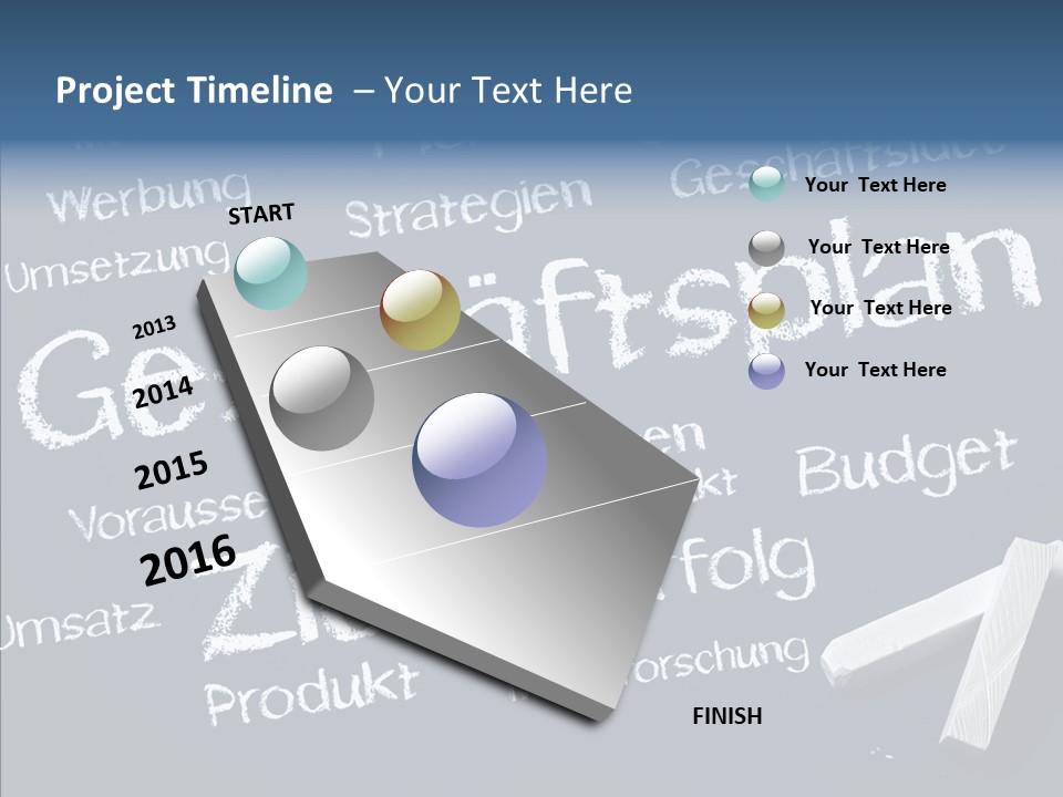 Firma Strategie Erfolg PowerPoint Template