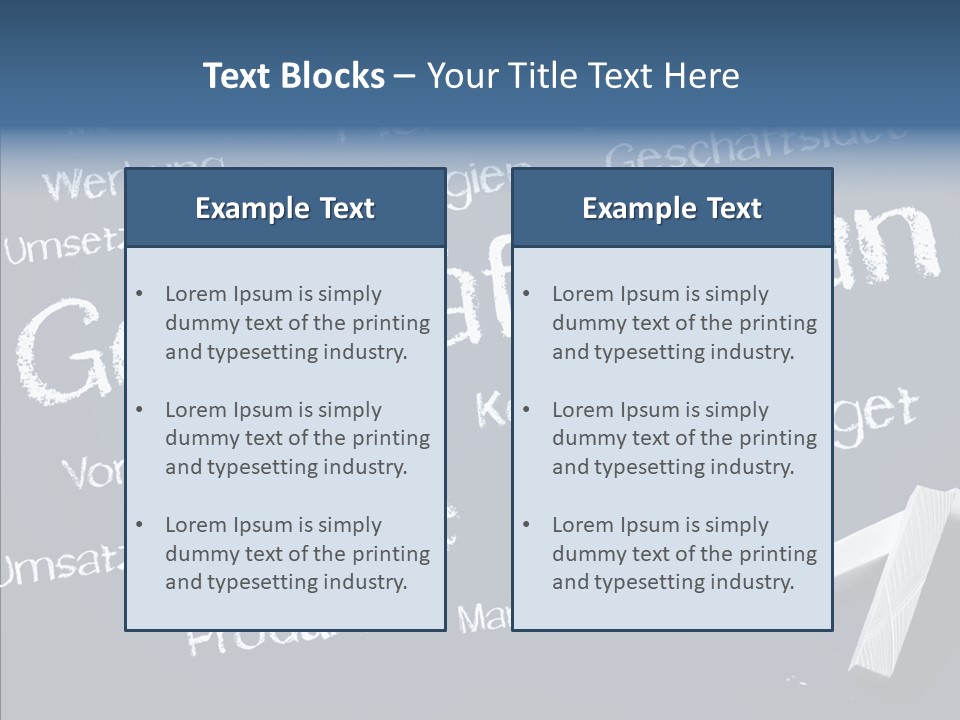 Firma Strategie Erfolg PowerPoint Template