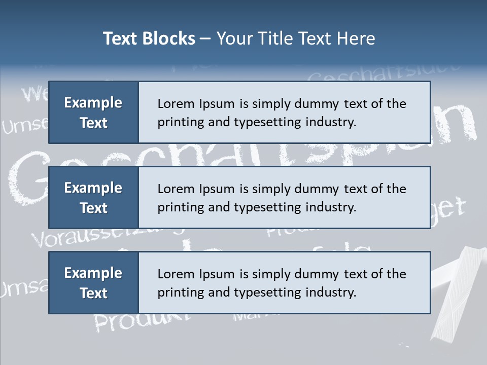 Firma Strategie Erfolg PowerPoint Template