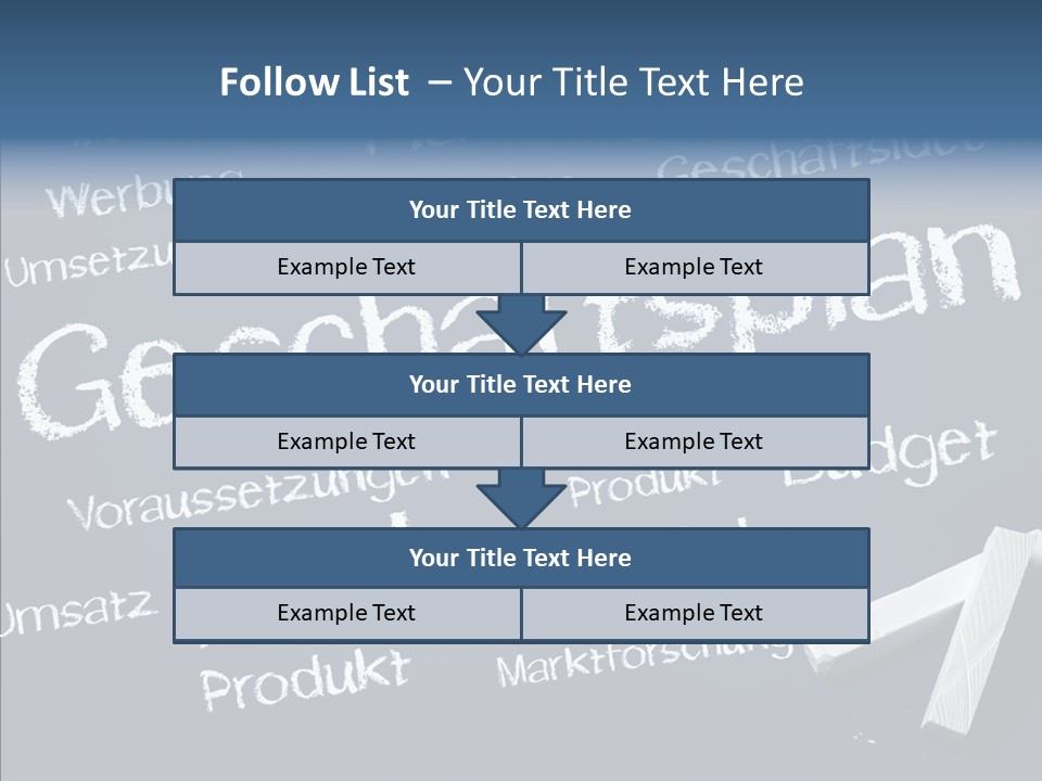 Firma Strategie Erfolg PowerPoint Template