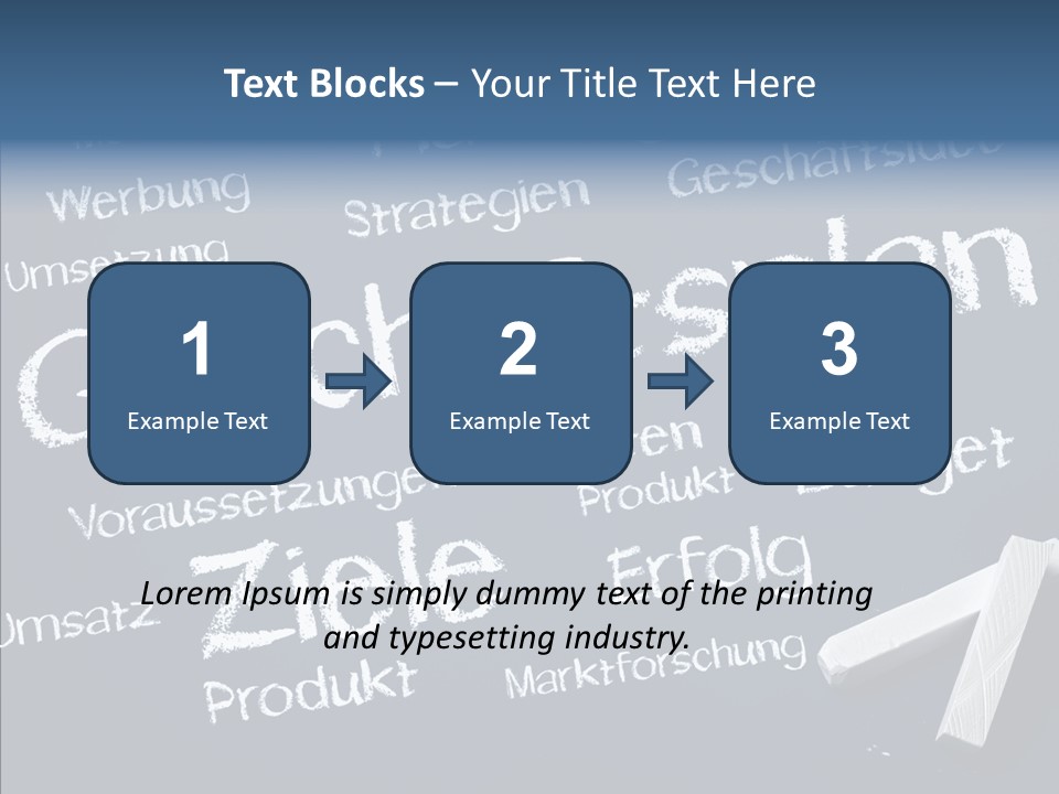 Firma Strategie Erfolg PowerPoint Template