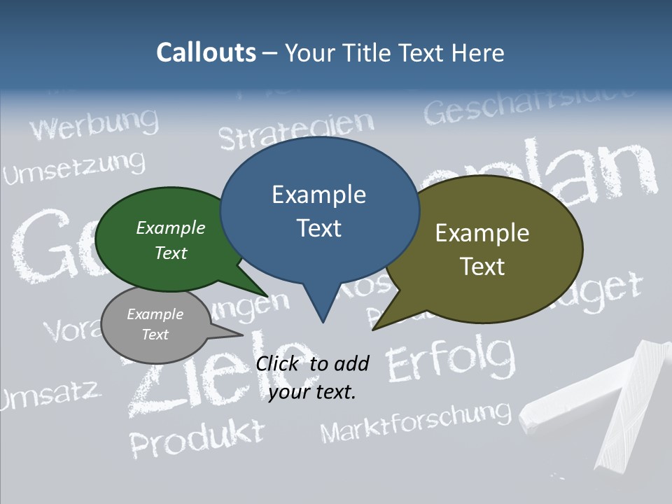 Firma Strategie Erfolg PowerPoint Template