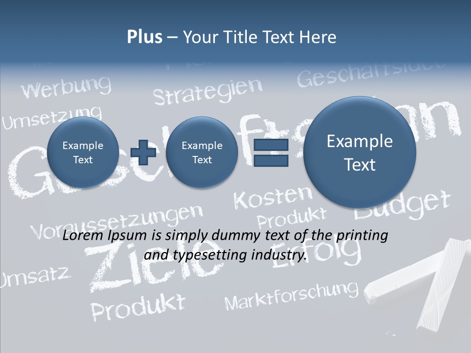 Firma Strategie Erfolg PowerPoint Template